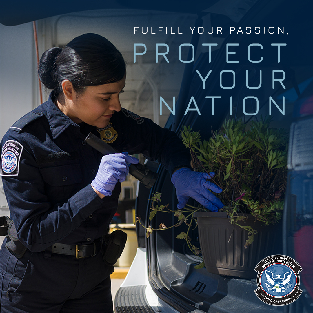 CBPJobs's tweet photo. DYK #CBPCareers include Agriculture Specialists who safeguard America's #agriculture by preventing the introduction of harmful plant pests, foreign animal diseases, and potential agricultural bioterrorism into the U.S.

Watch our inspectors in action
https://t.co/mDV6hz9wnK https://t.co/zKg33qsXrB