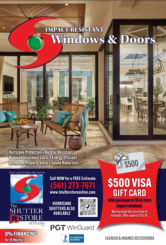 #ShoutOutOfTheDay #TheShutterStoreOfFlorida shutterstoreonline.com GET A $500 #VisaGiftCard #MustMentionThisAD #HurricaneShutters #ImpactWindows #ImpactDoors #TaxFreeWindows #PGT #HurricaneEssentials #HurricaneProtection #EnergyEfficient