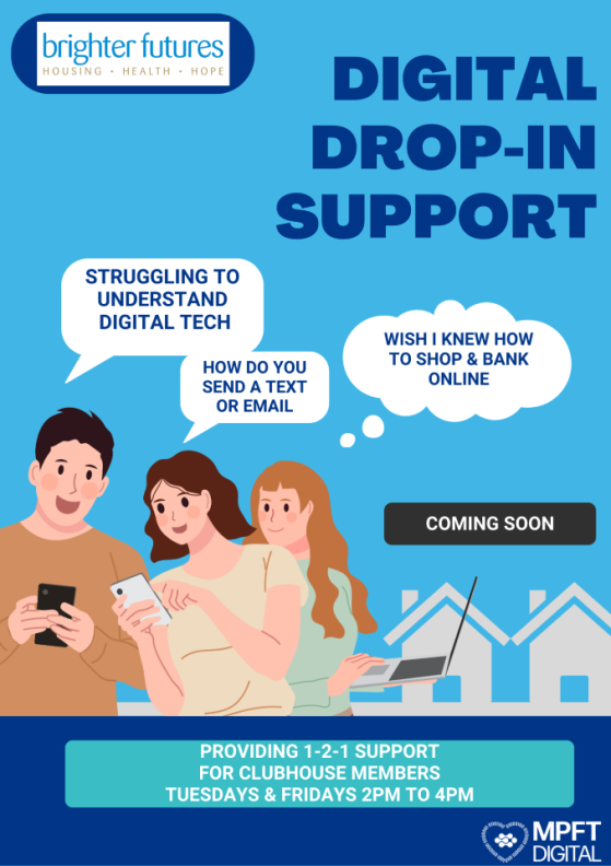 MPFTAngels's tweet photo. Starting 9th April we will be supporting Brighter Futures @BFNW offering Digital Drop in Support 🙌

#Techforall #MakingDigitalForAll https://t.co/OyXbiiIURO