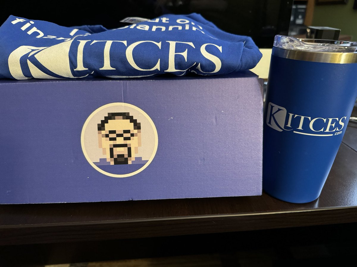 Thanks to the <a href="/kitces/">Michael Kitces</a> team for asking me to do a little thing with them - and for the great SWAG box, too.  Hopefully it’s something we can all “bond” over. Details coming soon…