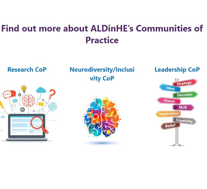 aldinhe_LH's tweet photo. ALDinHE members have set up communities of practice that provide an informal, supportive environment within which professionals working in &amp; around ‘Learning Development’ can interact and share experiences. https://t.co/OW6meWvcQd. Join us #LoveLD https://t.co/8m4nq0xA5G