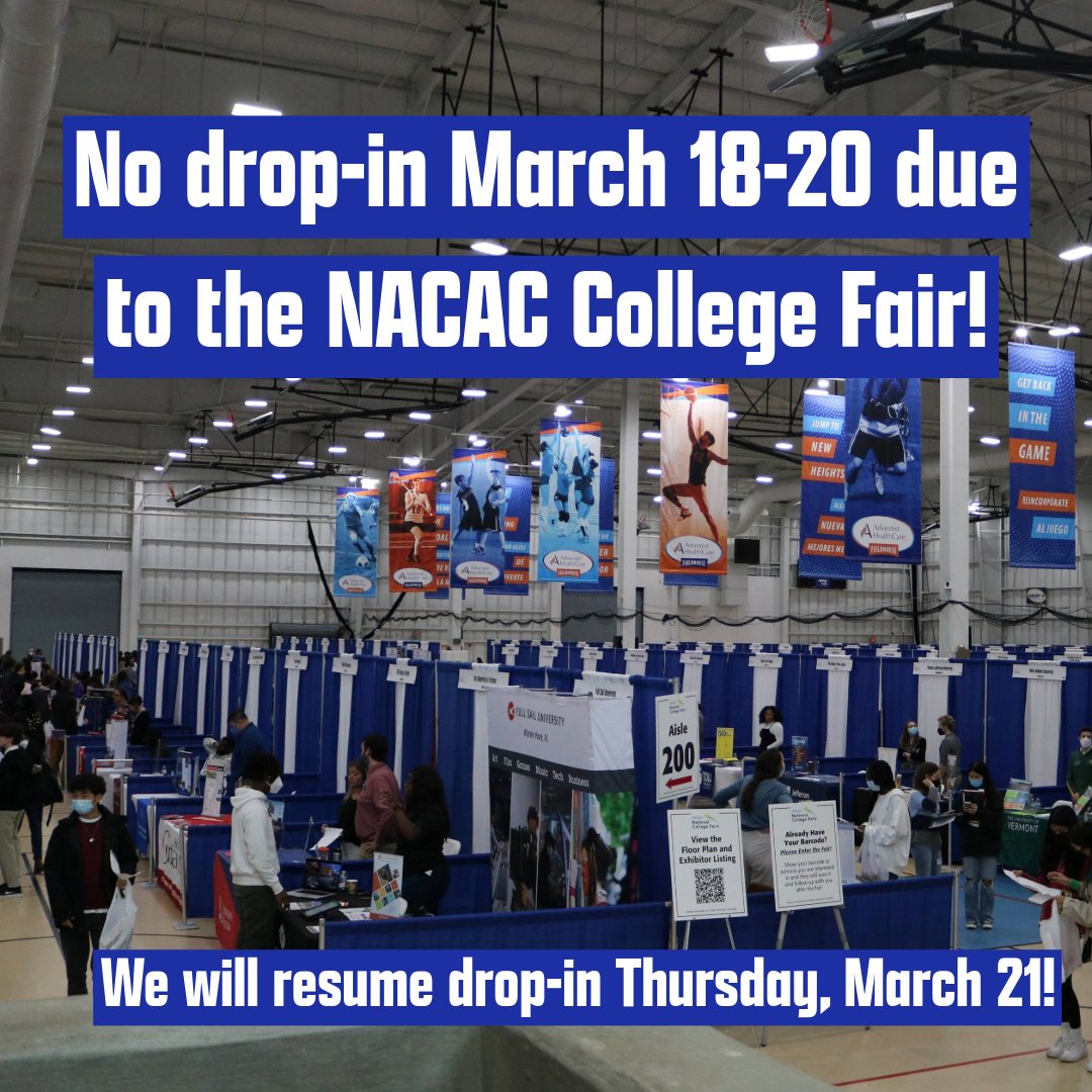 To find out more about the College Fair head to NACAC's website today: nacacattend.org/24MontgomeryCo…..