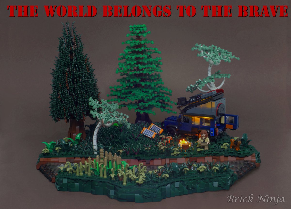 The_Brick_Ninja's tweet photo. Are you coming to Bricks Cascade this weekend? I have several new builds that I will be displaying there.
I built a LEGO version of Eva zu Beck and her modified Land Rover Defender, Odyssey.
1/3
#LEGO #LandRover #Travel #YouTube #BricksCascade https://t.co/NfpkbgKoB5