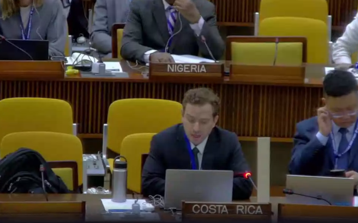 Deep Sea Conservation Coalition (@deepseaconserve) on Twitter photo Costa Rica 🇨🇷kicks off #ISA29 with a strong intervention reiterating its call for a #DeepSeaMining moratorium and the need for the <a href="/ISBAHQ/">International Seabed Authority</a> to be more transparent, with decisions being taken and driven by State Parties #DefendTheDeep Costa Rica 🇨🇷kicks off #ISA29 with a strong intervention reiterating its call for a #DeepSeaMining moratorium and the need for the <a href="/ISBAHQ/">International Seabed Authority</a> to be more transparent, with decisions being taken and driven by State Parties #DefendTheDeep