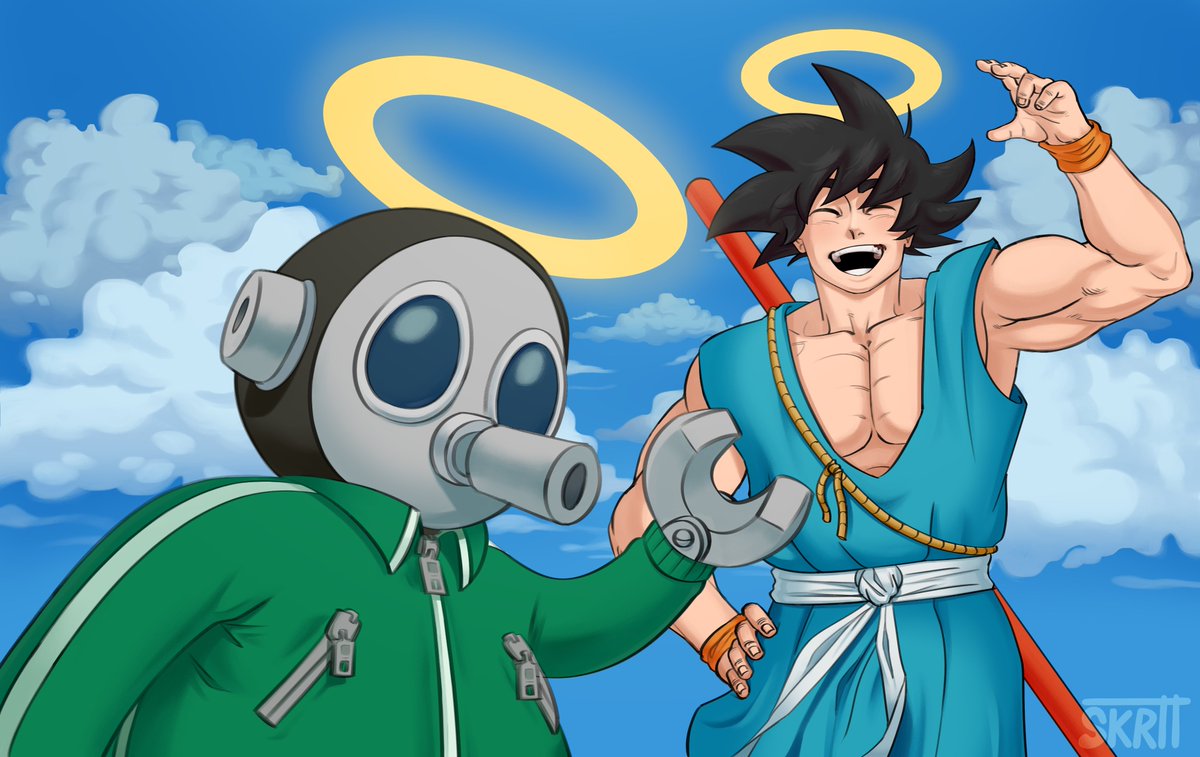 skrcitto's tweet photo. "Que el cielo sea el mundo feliz tal como lo imaginaste."
Gracias por todo Akira Toriyama ♥ https://t.co/ZRpqmEU5z5