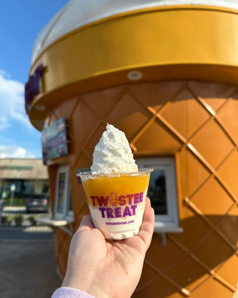 How's Spring Break going? We know it's getting warm out here again... looks like it's time to go on a Twistee ice cream run 😎 Treat: Piña colada ice cream with pineapple and coconut topping 😋