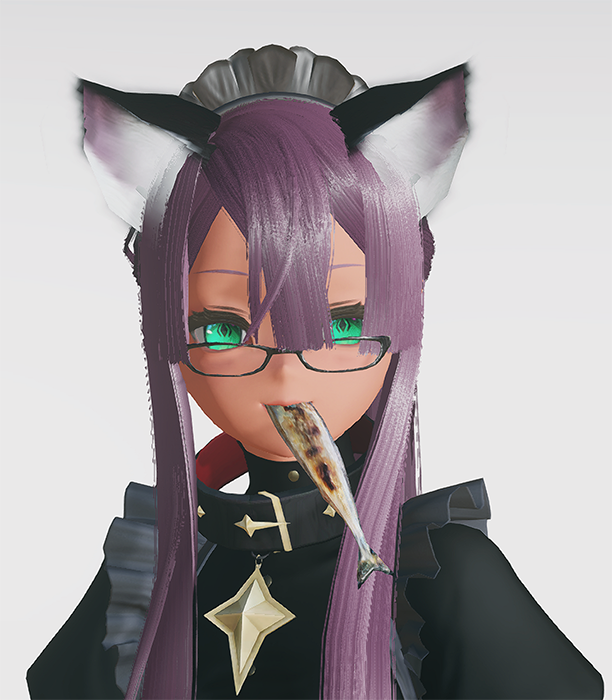 「PSO2NGSのレアールカチューシャってカラーをつけるとなんか光沢のあるメタリッ」|しすいのイラスト