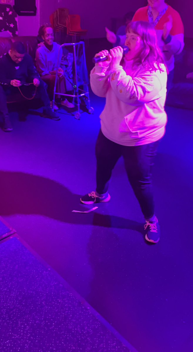 There is nothing like a bit of karaoke to lift everyone’s spirits up! 

Everyone at our Thursday social club loved singing their hearts out to their favourite songs.