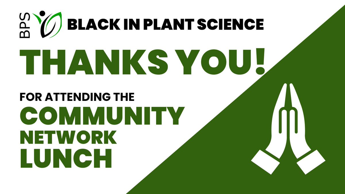 Thank you to everyone that attended today’s event, we are so grateful for your presence and contributions. We would like to give a special thank you to our partners and sponsors @ThePlantJournal and @NAASC_NA_ICAR for your continued support of current and upcoming opportunities.