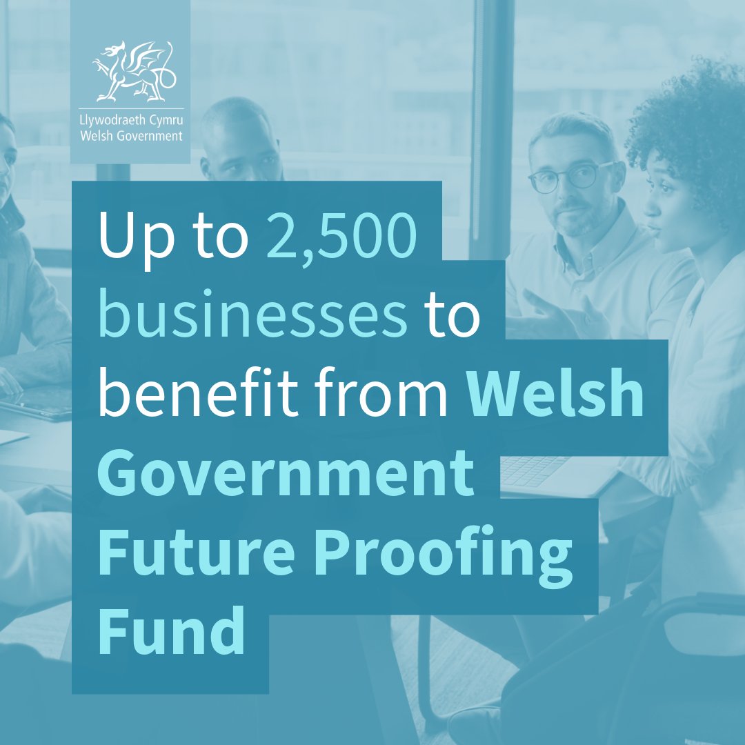 The ongoing cost-of-living crises continue to present difficulties to businesses across Wales. Hundreds will soon be able to apply to the Future Proofing Fund to help them to reduce their running costs. More here 👉gov.wales/2500-businesse… @_businesswales