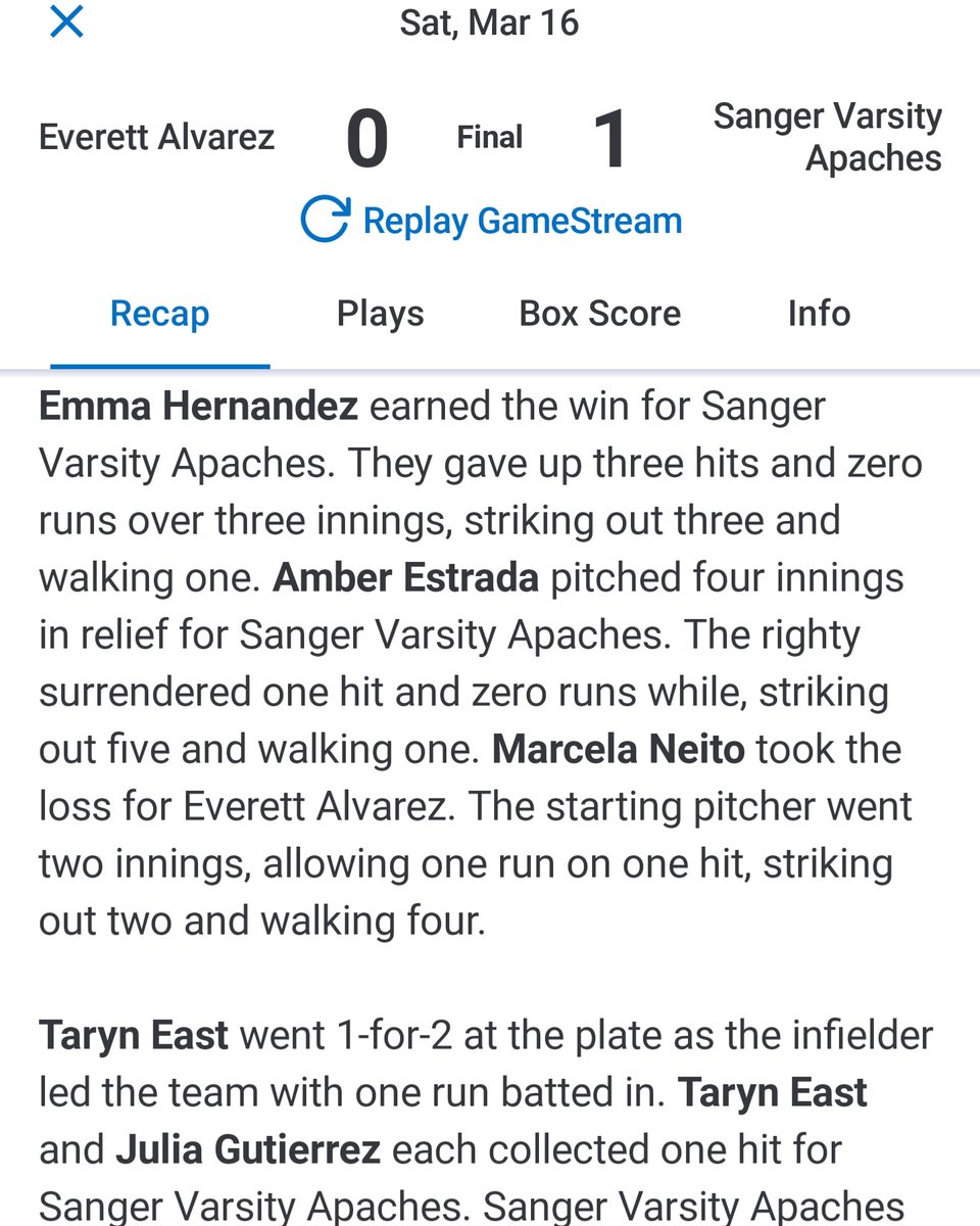 We took our first L of the season on Friday, but came back and beat two teams from Northern California on Sat. The final game was a grind, we only had two hits, I had one (line drive single) and the only RBI of the 1-0 W.