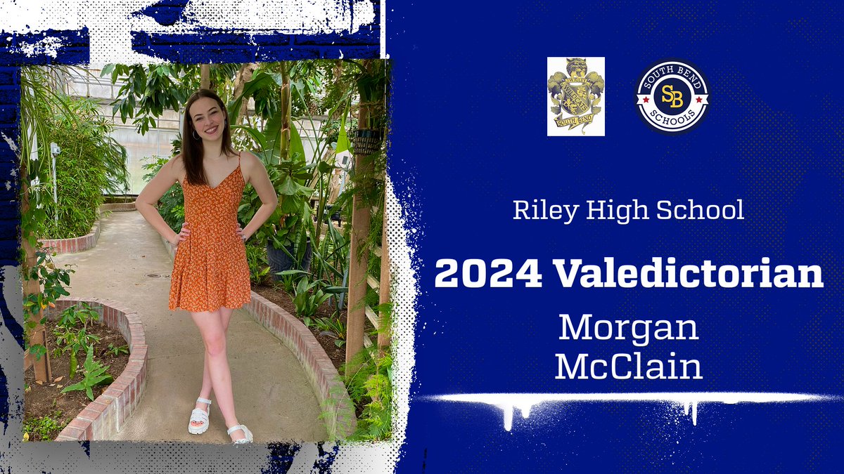 <a href="/SBRileyhigh/">South Bend Riley</a> is proud to announce our 2024 Valedictorian, Morgan McClain.
#Classof2024 #GoWildcats #Proudprincipal