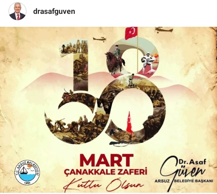 #ÇanakkaleZaferi’nin 109. yılında başta Mustafa Kemal Atatürk ve kahraman silah arkadaşları olmak üzere tüm şehit ve gazilerimizi rahmet ve minnetle anıyoruz..