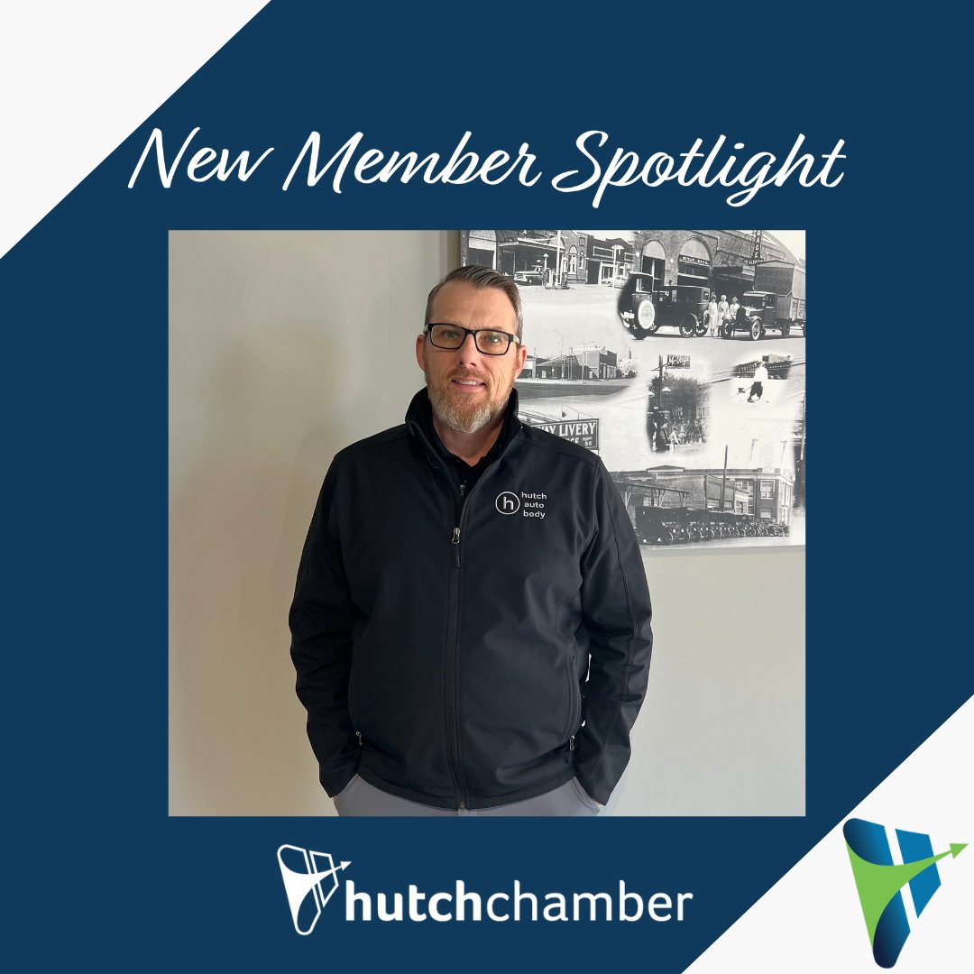 Please join us in welcoming Ken Hunnell, Owner of Hutch Auto Body to the Chamber! Hutch Auto Body is located Downtown at 16 E. Avenue A.  Find out more here: hutchautobody.com

#Choosehutch #newmember