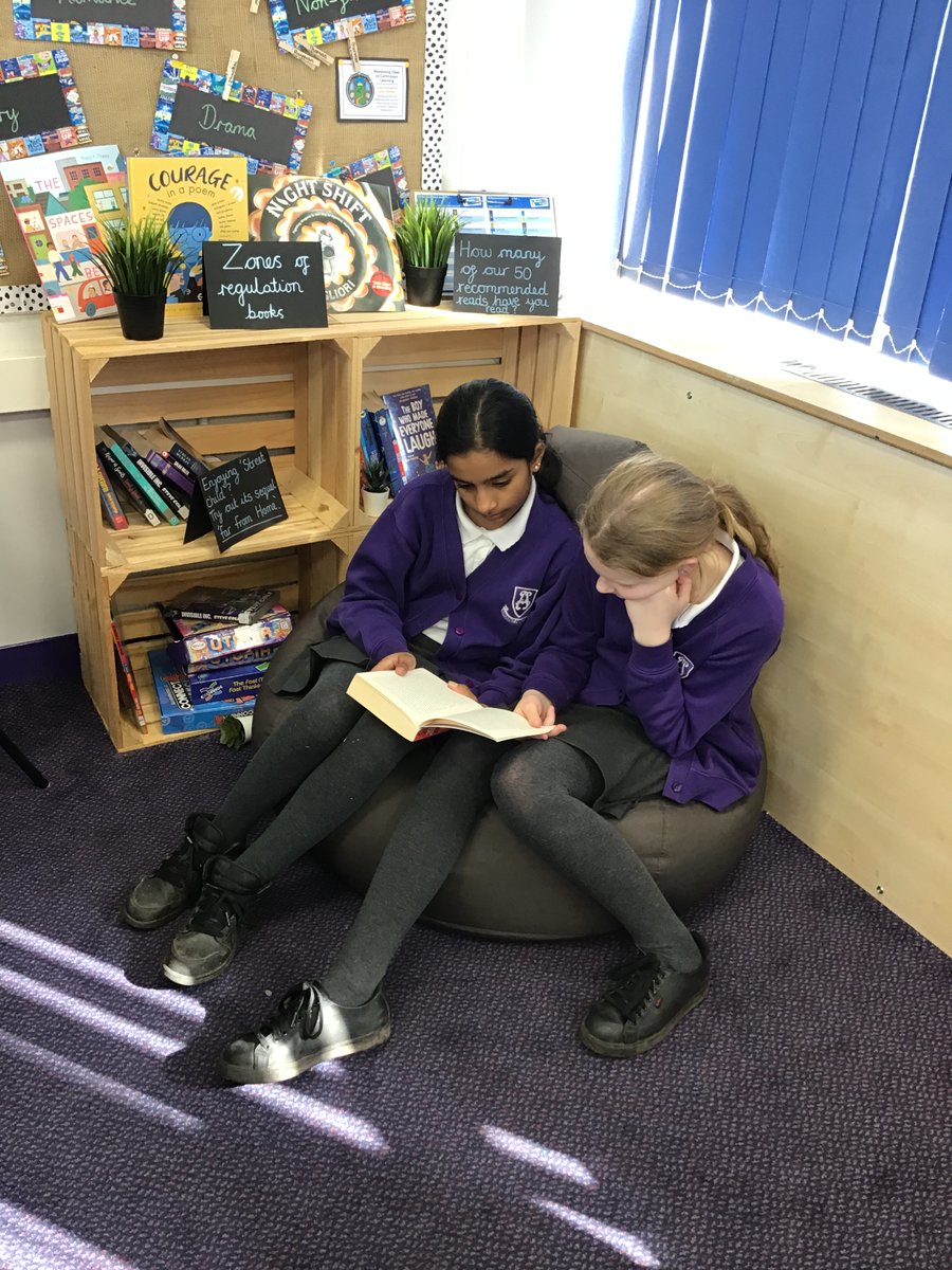 Year 6 have enjoyed some mindfulness reading for pleasure after an exciting lunchtime exploring the new activities on our playground! #readingforpleasure #goldenthread #Mindfulness