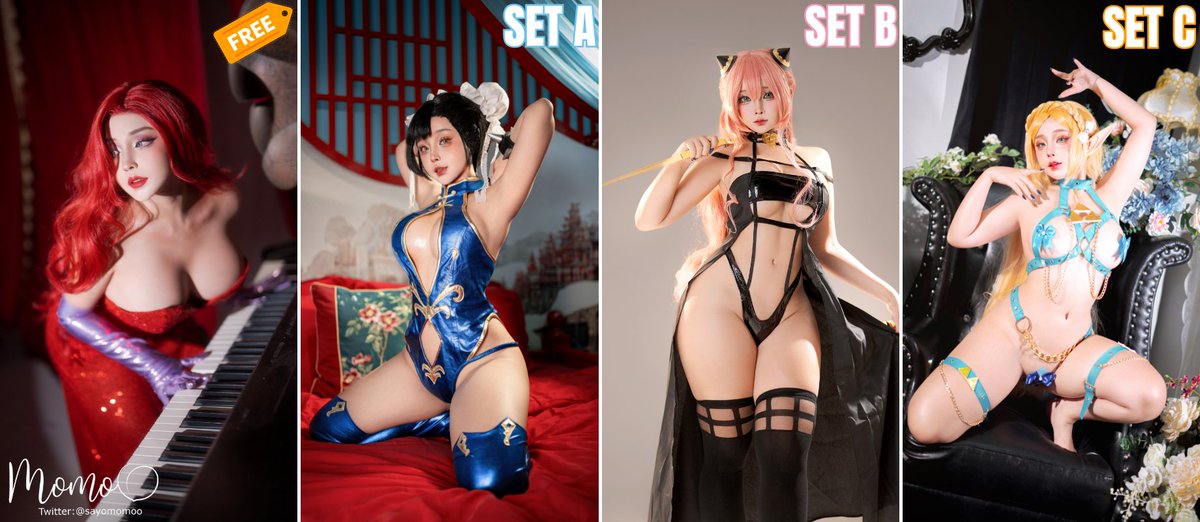 Let take a look for this month upcoming reward https://t.co/eZFJDzFGjV :

✭ Free set: JESSICA RABBIT | Who Censored Roger Rabbit?
✭ Set A: CHUN-LI チュン・リー | Street Fighter
✭ Set B: ANYA FORGER アーニャ | SPY x FAMILY
✭ Set C: ZELDA ゼルダ | THE LEGEND OF ZELDA https://t.co/YD4GlHR31k