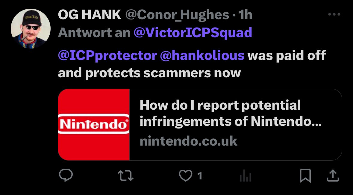 📜DISCLOSER📜

<a href="/Conor_Hughes/">hank</a> claims we got paid from @ICPHATS.

WE ARE NOT! 
We not accepting anything from any Project! 

We have a Team wallet, but its for the giveaway (that we continue today of the Logo contest).

Check th thread 🪡