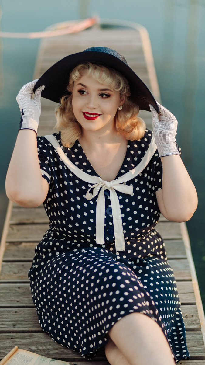Sail your way into April this year with the Patti Dress of your choice ⛵️

#vintageclothing #Polkadot #spring