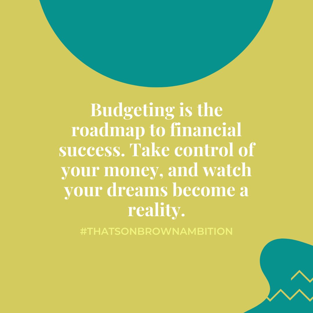 Budgeting is your financial roadmap to success. Seize control of your money, and witness your aspirations transform into achievements. Your path to financial freedom starts here. #Budgeting #FinancialSuccess