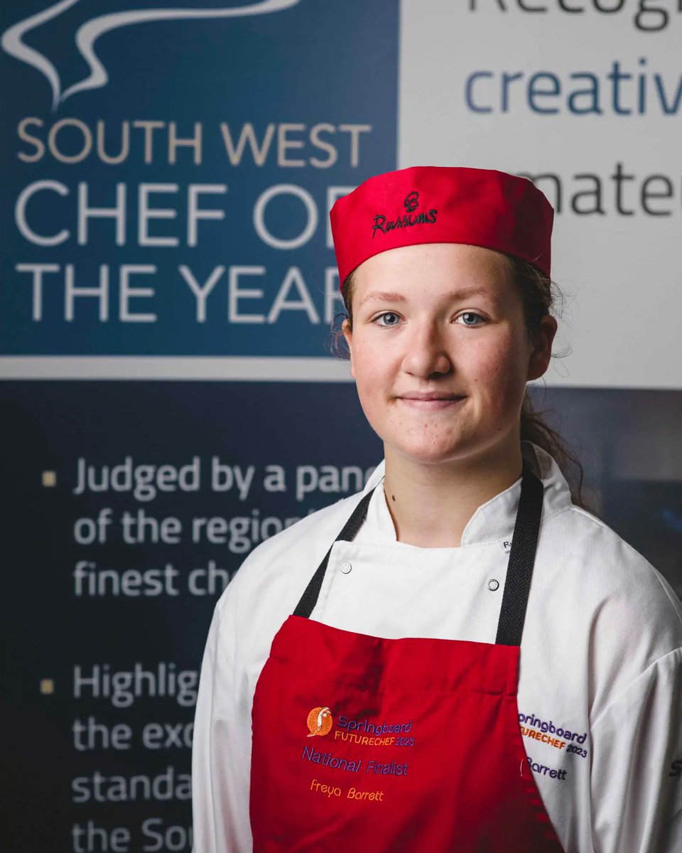 Many congratulations to South West Junior Chef of the Year, Freya, who was today named the first runner-up in the @SBFutureChef national final! Freya was also presented with the Brian Turner Taste Award! Well done Freya and her mentor chef, @SWChefComp judge, @TimotKendall