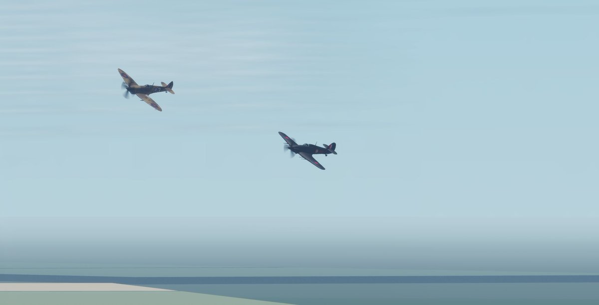 Sqn Ldr. R. Harrison and Flt Lt. J. Cor flew in Spitfire LF Mk. IXe MK356 and Hurricane Mk. IIc PZ865 for tonight's display practice. When no Lancaster is flown, we call this a fighters pair display.

📸: LAC. C. Dunn

#vrbbmf #lestweforget #raf #roblox #spitfire #hurricane