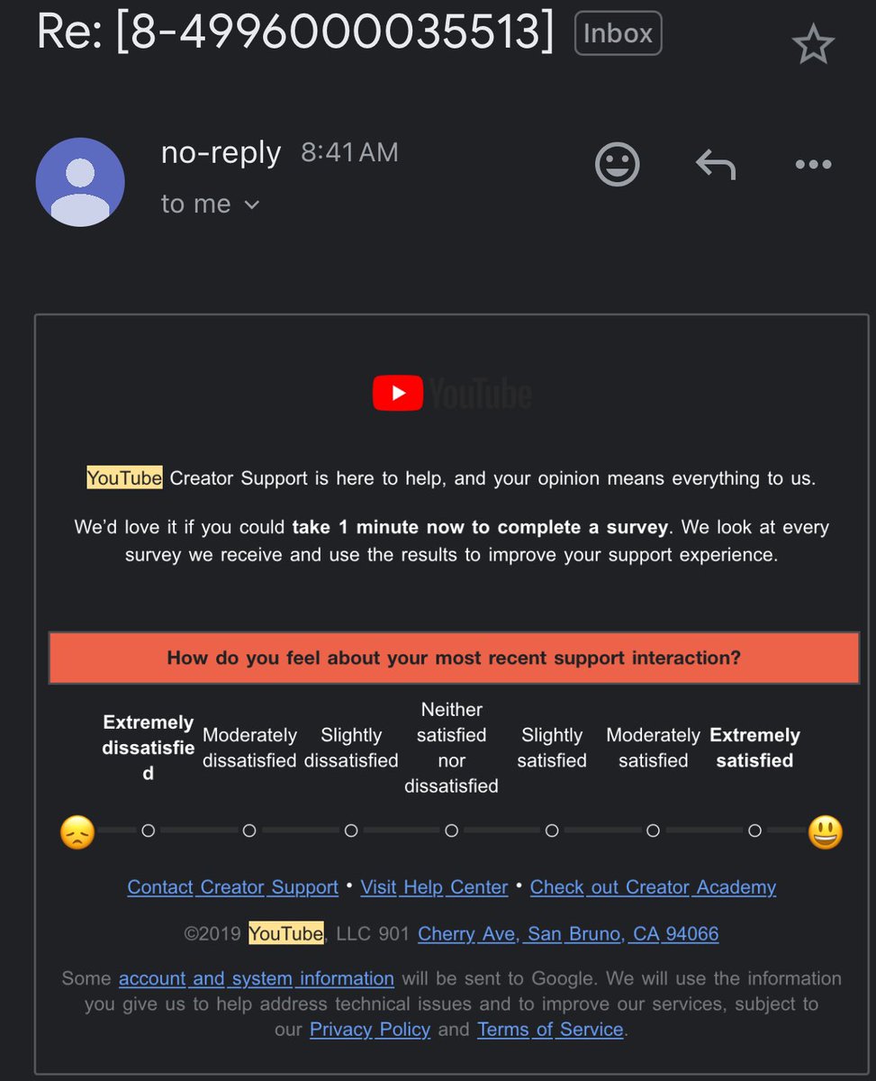 boltz1x's tweet photo. im actually getting trolled so hard like just give me my account back i dont want to answer no fucking survey @YouTube https://t.co/BCnh91DDnz