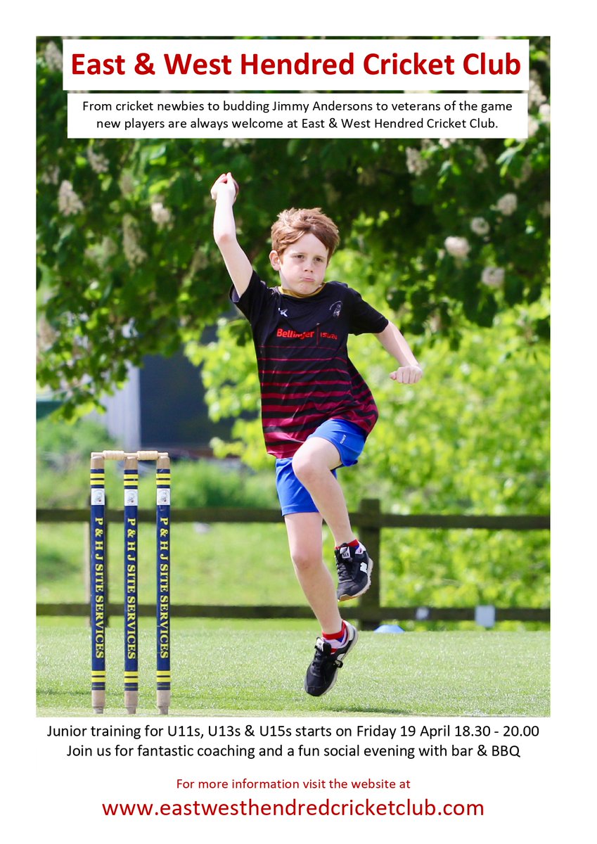 Juniors' cricket at EWHCC
Join us in 2024!

#futureowls
🏏🦉