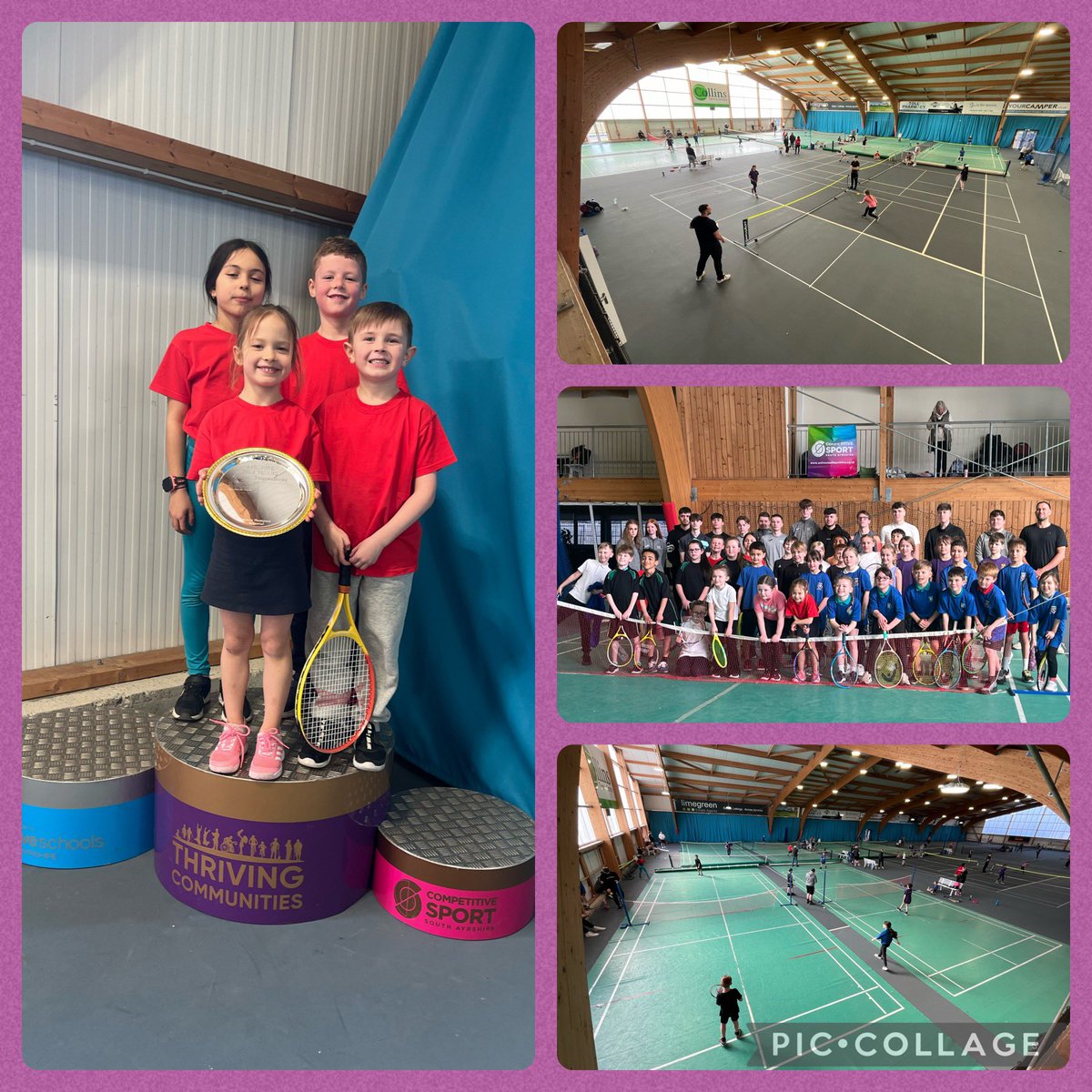 We had a great day today @Prestenandfit for our P4 Tennis Tournament 🎾Well done to our 9 teams who were competing today 🤩 👏🏻 Congratulations to our winners @HeathfieldPS who will go onto represent @southayrshire 🏆 Thanks to the students from @AyrshireColl who were umpiring 😊