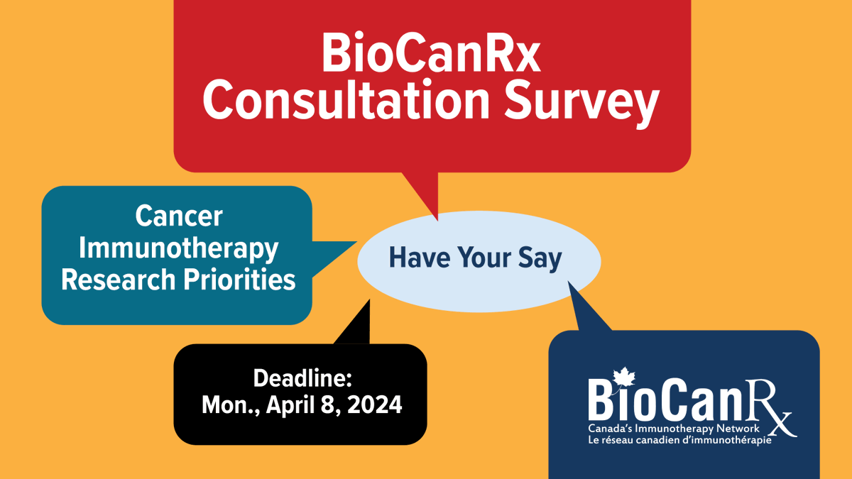 Colleagues and members of the cancer #immunotherapy community - tell us about your research priorities! Please complete this short survey before Monday, April 8, 2024: surveymonkey.com/r/NBG72SZ #CancerResearch