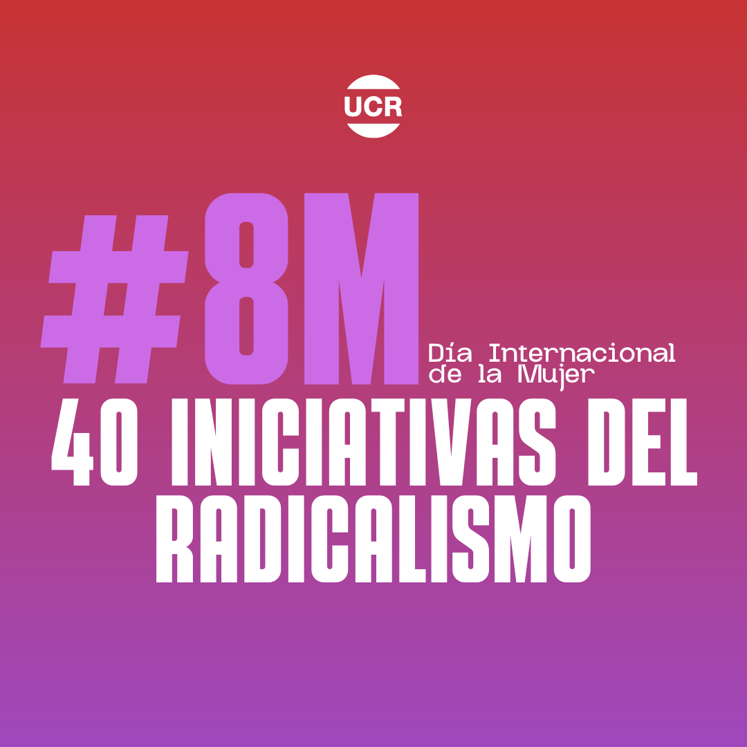 #8M | A 40 años de la recuperación democrática, en el marco del Día internacional de la Mujer, recordamos 40 iniciativas del radicalismo a favor de las mujeres. 

Leelas acá 🔗 ucr.org.ar/noticias/ver/n…