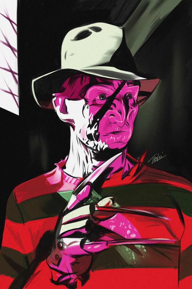 ibtrav's tweet image. This year marks the 40th anniversary of A Nightmare On Elm Street....I am floored!

40 years of Freddy!

(art from my #31daysofhalloween sketch series)

#anightmareonelmstreet #freddysnightmares #fredkrueger #horrorart
