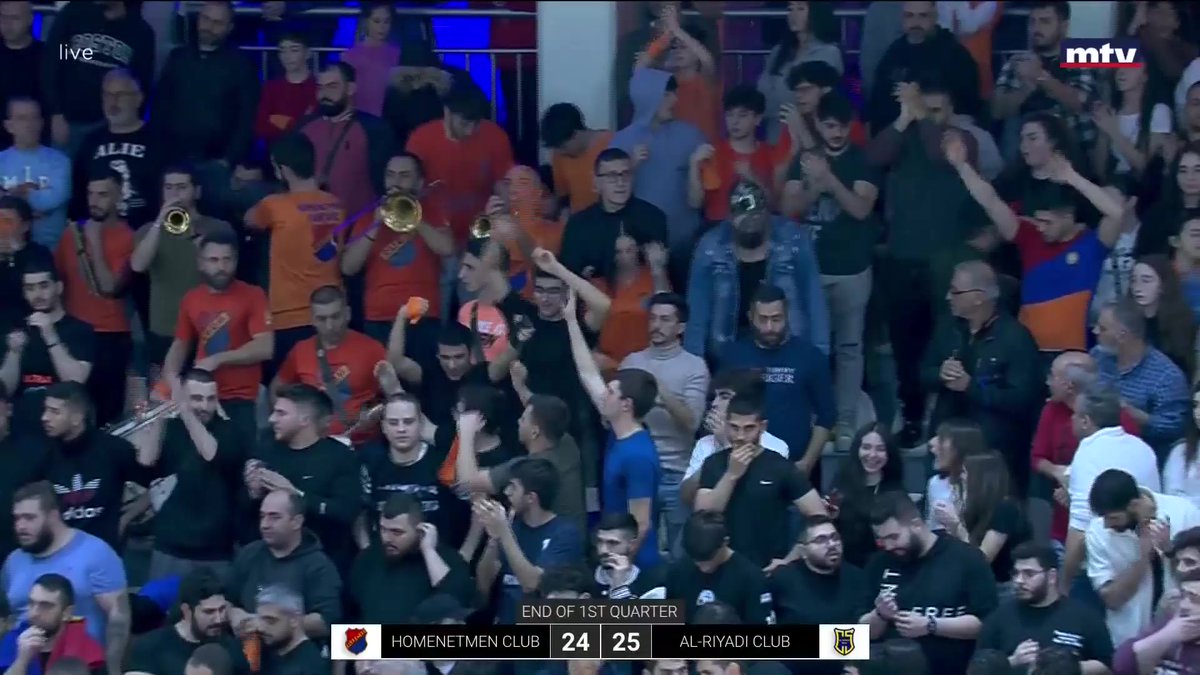 mtvlebsports's tweet photo. End of Q1 - #Homenetmen 24-25 @AlRiyadiClub #mtvbasket #mtvsports #HomRiy https://t.co/1bShRizpov
