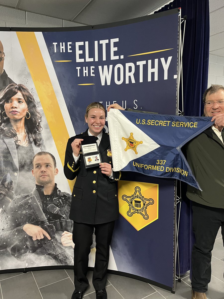 WU_wsoccer's tweet photo. Congratulations to former women’s soccer player and Criminal Justice major, Sarah Rentler! Sarah recently graduated from the U.S. Secret Service Academy! #JacketUp https://t.co/xYDRQAvh88