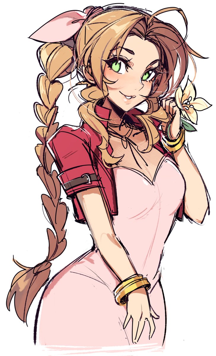 AlmightyChiru's tweet photo. I hope she gets to go snowboarding this time

#finalfantasyrebirth #aerith https://t.co/71w0MgOGPL