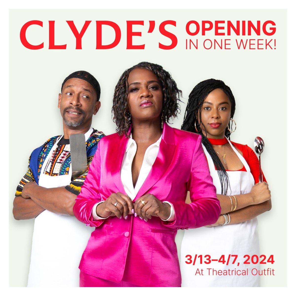 “Letitia. But, people call me Tish.” Opening is a week away. Previews March 13th and 14th. Opening Night Friday March 15th- April 7!! I hope to see you all there🥪 @TheatOutfit #TOClydes #LynnNottage