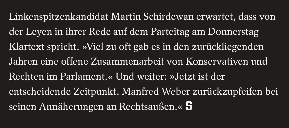 Zum EVP-Parteitag in Bukarest und der löchrigen Abgrenzung nach rechts, gibt es scharfe Töne von SPD, Grünen und Linken. Sie fordern klare Absage von von der Leyen an Meloni. spiegel.de/politik/deutsc…