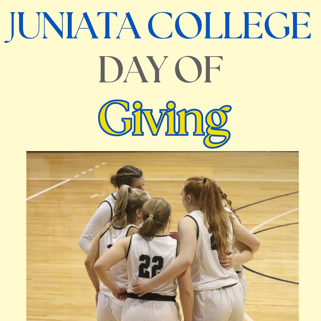 JuniataWBB's tweet photo. Today is the day!! Please please consider donating to JCWBB today, to support the growth of our program, and our athletes! GO EAGLES!π¦
#juniatacollege #jcwbb #dayofgiving24 #foreverblueandgold
This is a campus wide challenge! Help us reach our goal of 75 donors! Link in bio! https://t.co/42QJrTkmRm