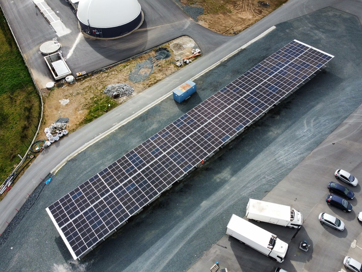 Marquesina 60 plazas de aparcamiento 🌞