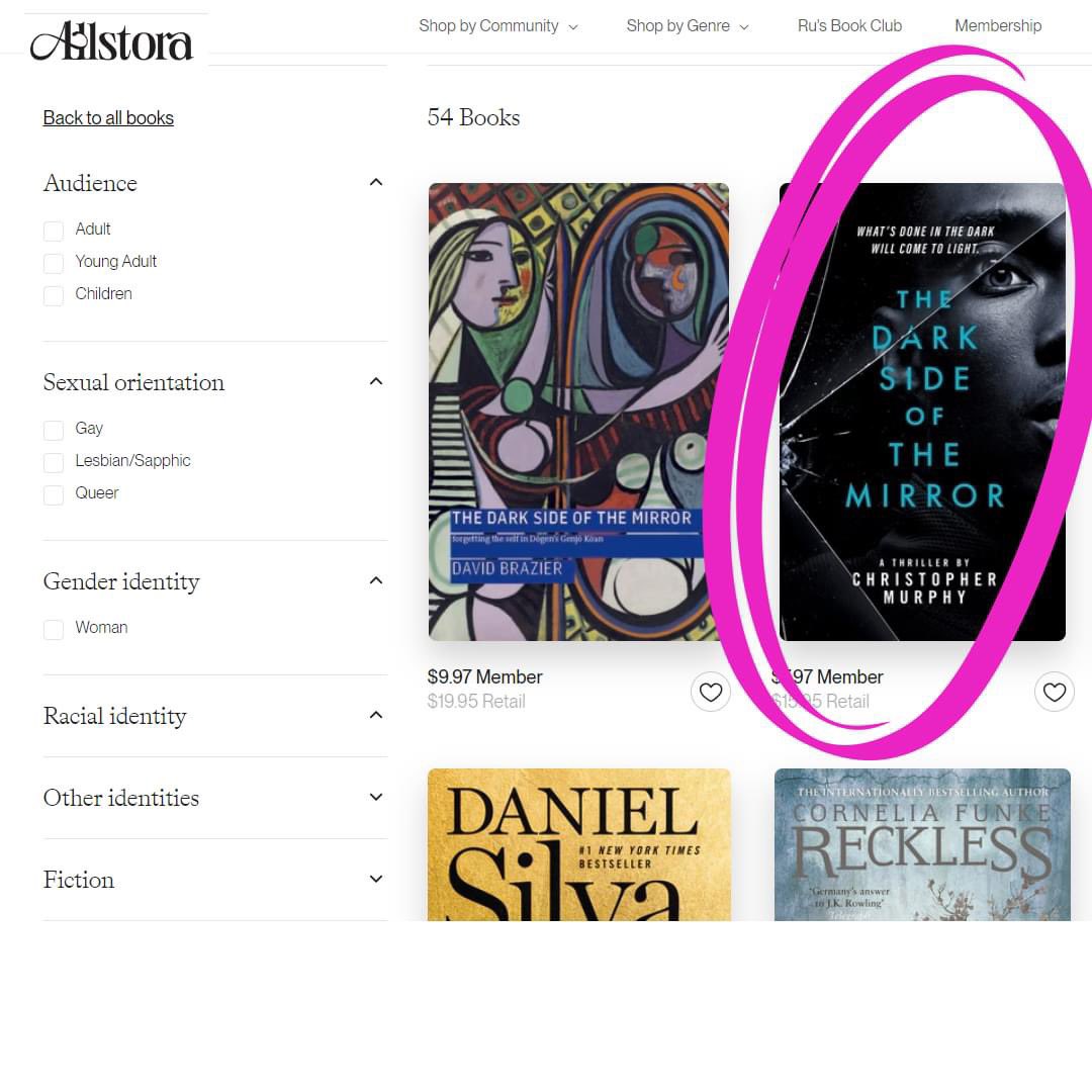 CMurphyBooks's tweet photo. Very excited to have my #queer thriller novels included on #Allstora - co-founder @RuPaul’s new online book market and #bookclub that celebrates diversity! When you follow, support and shop from Allstora you’ll be supporting tons of authors in the #LGBTQ Community. 📚✨🌈❤️ https://t.co/vNRJFs4bIp
