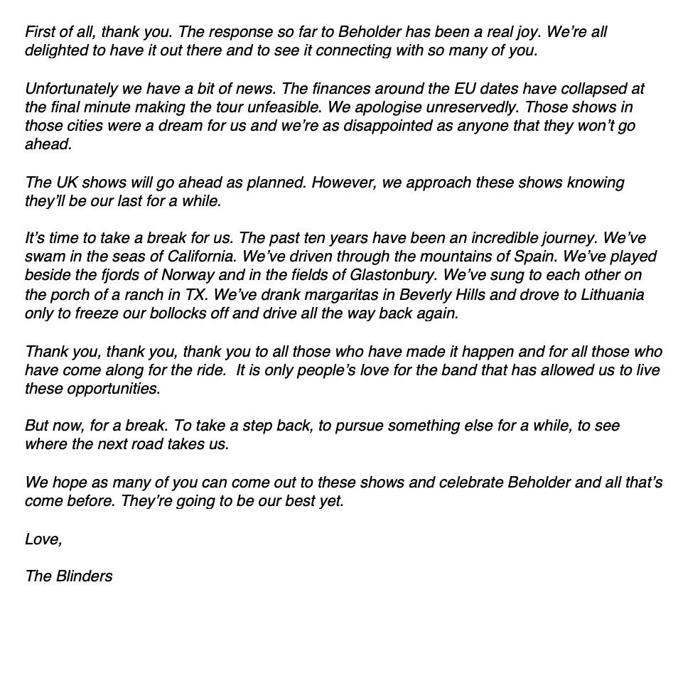 THE BLINDERS (@theblinders) on Twitter photo 