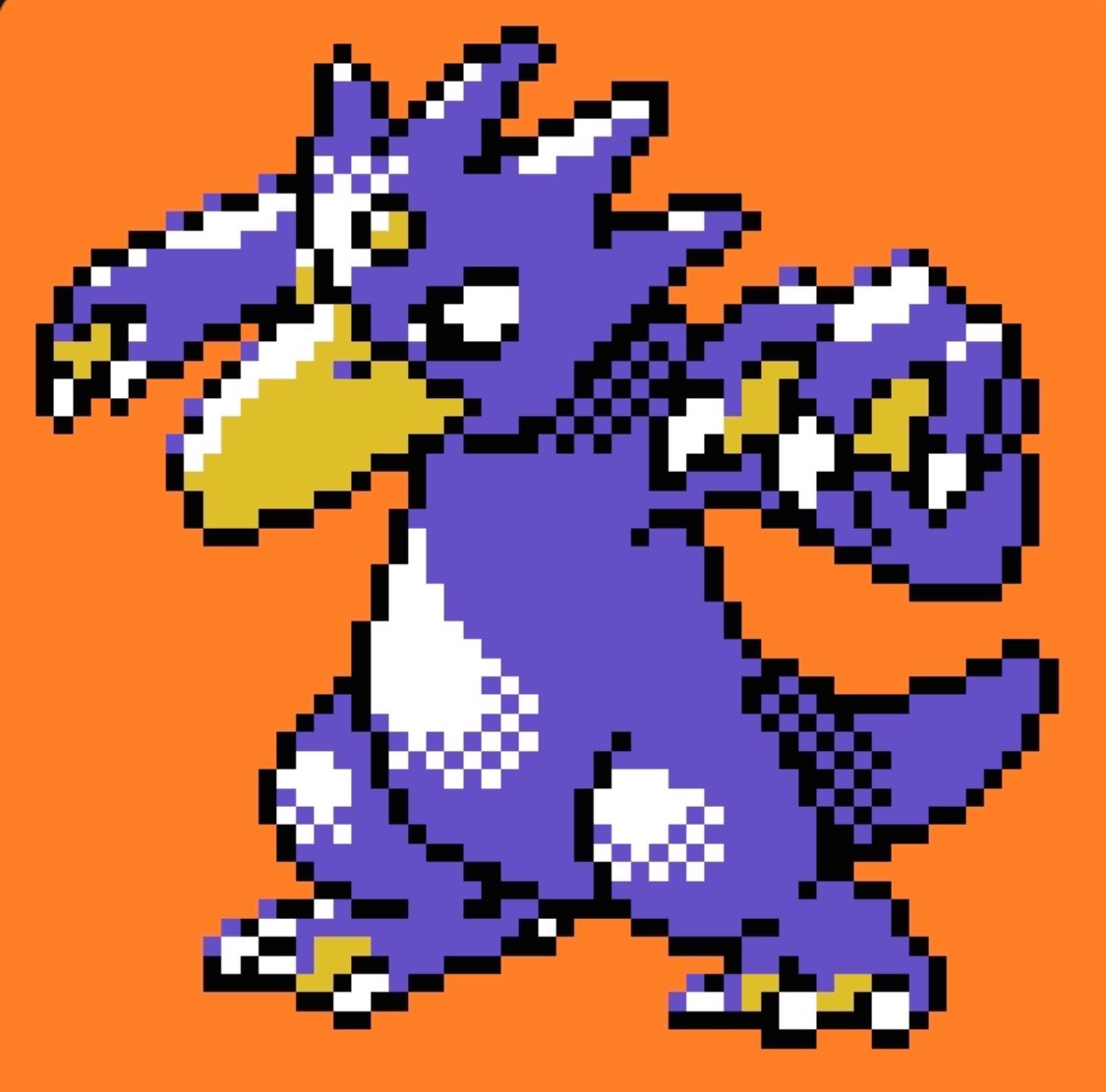 Natoshi_c's tweet photo. Anyone want a golduck @ordinalpokemon #pokepixel ? Can’t wait until these fly! #Ordinals #pokemon https://t.co/z9xOs09muZ