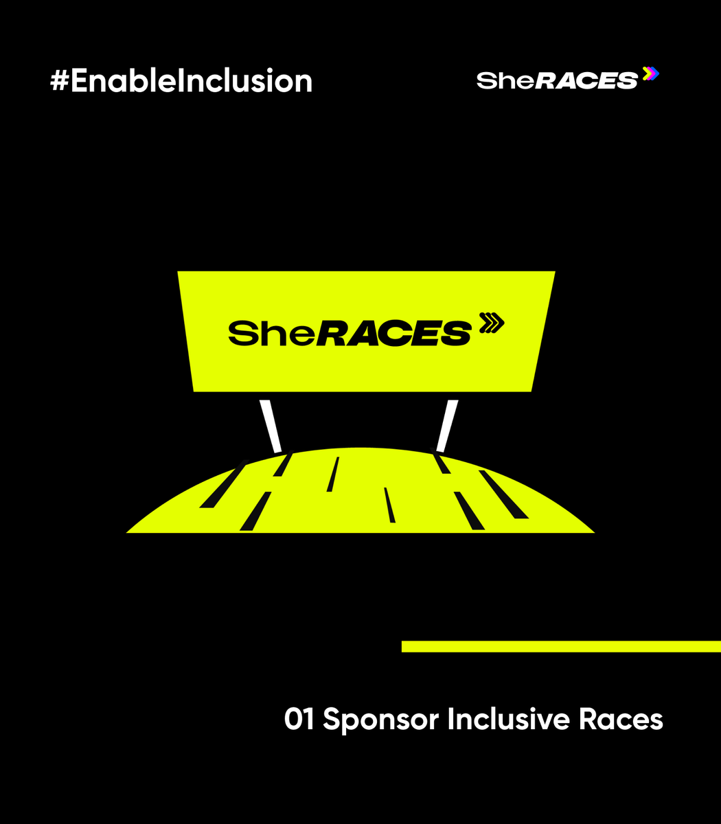 she_races's tweet photo. #EnableInclusion. Because we’re tired of just being inspired.

Listening to stories of women who’ve faced barriers and strived to climb over them.
They make us dream and hope and wonder.
But we can’t all climb over those barriers. https://t.co/0lOmdThb7I