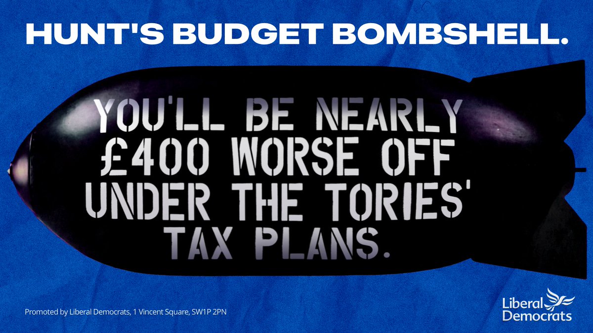 Hunt's budget bombshell is clear: hidden Conservative stealth tax rises mean you'll keep less of your money each year, not more.