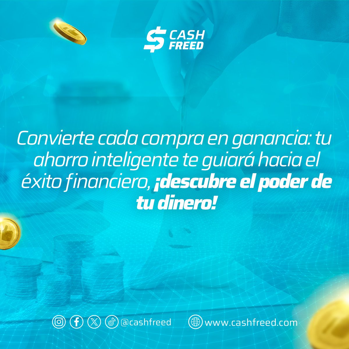 💹💰 ¡Transforma Cada Compra en Ganancia con CashFreed! 💰💹
cashfreed.com

#CashFreed #AhorroInteligente #ÉxitoFinanciero #PoderDelDinero'