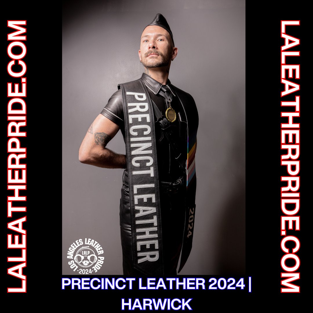 Hey guys, let's show some love for our new classmate from Mr LA Leather Pride, Precinct Leather 2024 | Harwick! 
Grab your tickets 🎟️ at LALeatherPride.com!