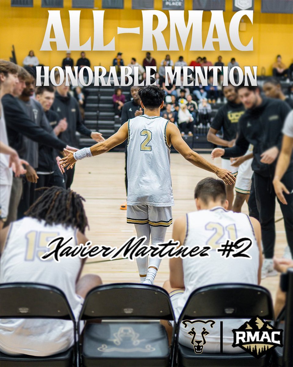 Congrats to Xavier Martinez for earning All-RMAC Honorable Mention!