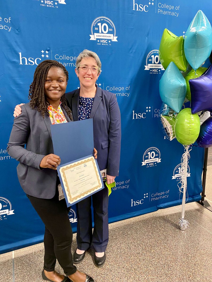 The Pharmacy Poster Forum highlighted research projects presented by students, faculty and research trainees. First-place winners, Nina Donkor and Lauren Robertson, share their journey and what they gained from this invaluable experience. unthsc.edu/newsroom/story… #HSCproud