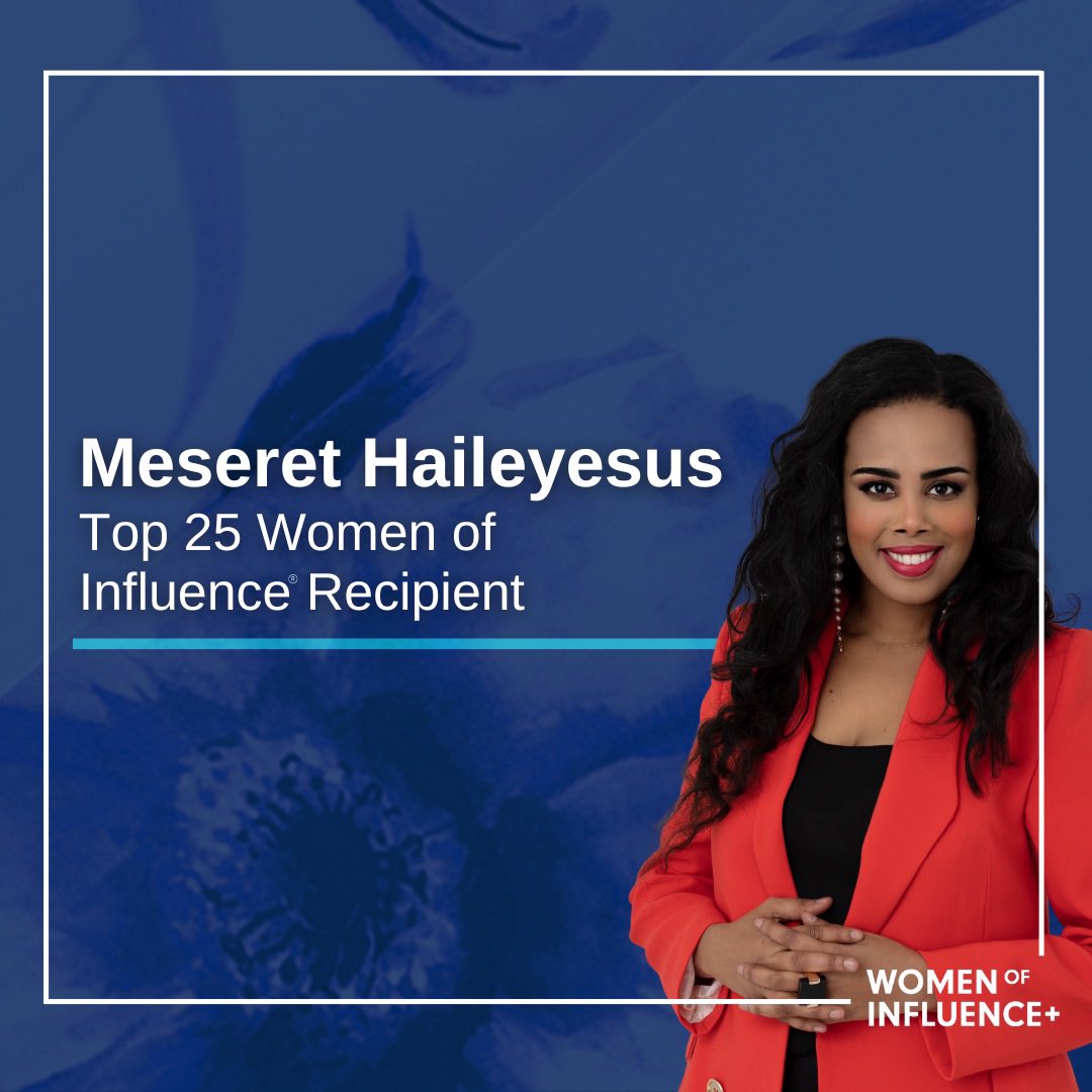 What an honour 🥰 I am incredibly honored to be named as “Top 25 Women of Influence in Canada”….., alongside amazing scientists and leaders like Zoey Williams, the first Black woman to fly a Boeing 777 for Air Canada, and Nikissa 🥰 who founded the first Canadian women’s