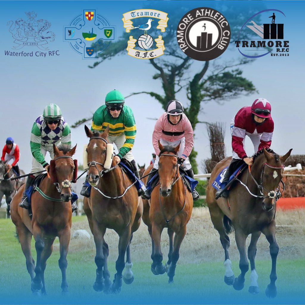 We are delighted to announce our community raceday on April 21st in support of our local sports clubs: @TramoreAthletic @TramoreAFC @TramoreGAA13 @TramoreRFC @WaterfordRugby All tickets are available through any of the above clubs pages with proceeds going to each club 🙌