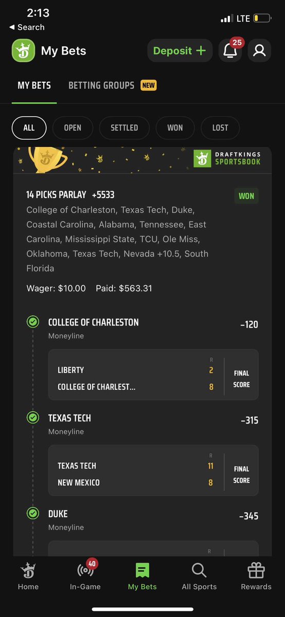 JaredSamuel22's tweet photo. Been going somewhat crazy on CBB lately, can’t wait for March madness! 

#cbb #nbax #gamblingx #gamblingtwitter #nba #marchmadness #sportsbetting #draftkings #prizepicks #fanduel https://t.co/jgB5fXMxHM